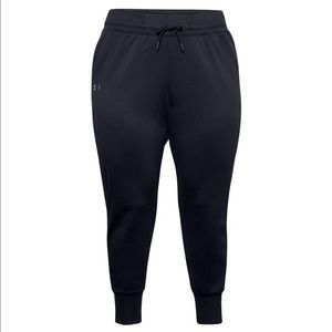 Under armour loose fit joggers, black, size M